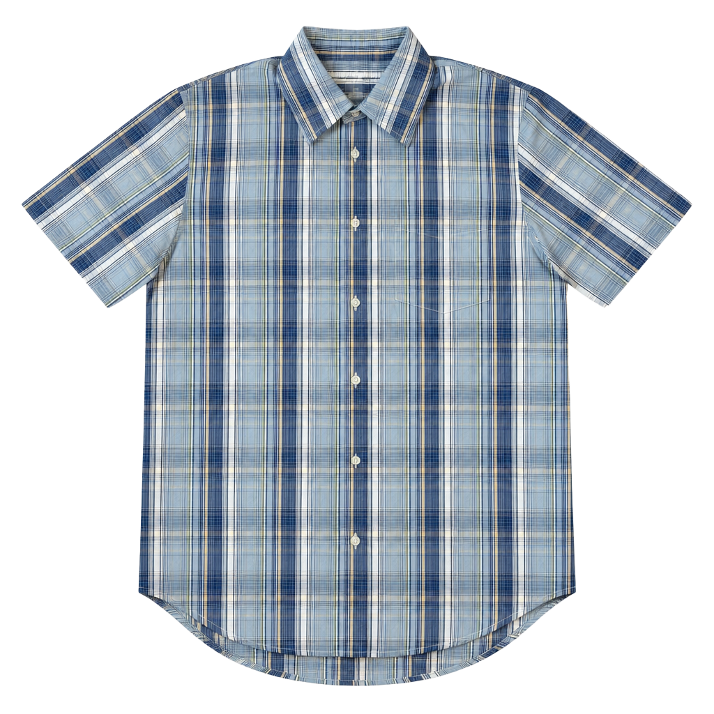 Urban Pipeline Short Sleeve Plaid Button Down Shirt 1