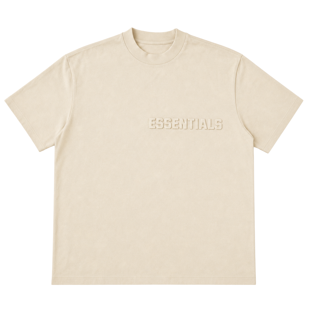 Fear of God Essentials Short Sleeve Embossed Logo T-Shirt 1