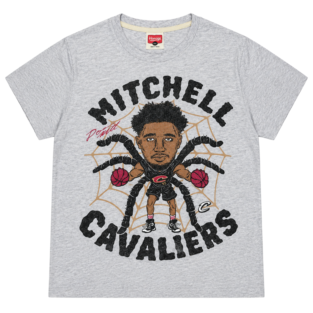 DONOVAN MITCHELL CLEVELAND CAVALIERS XXL Youth Along Came A Spida Tee 1