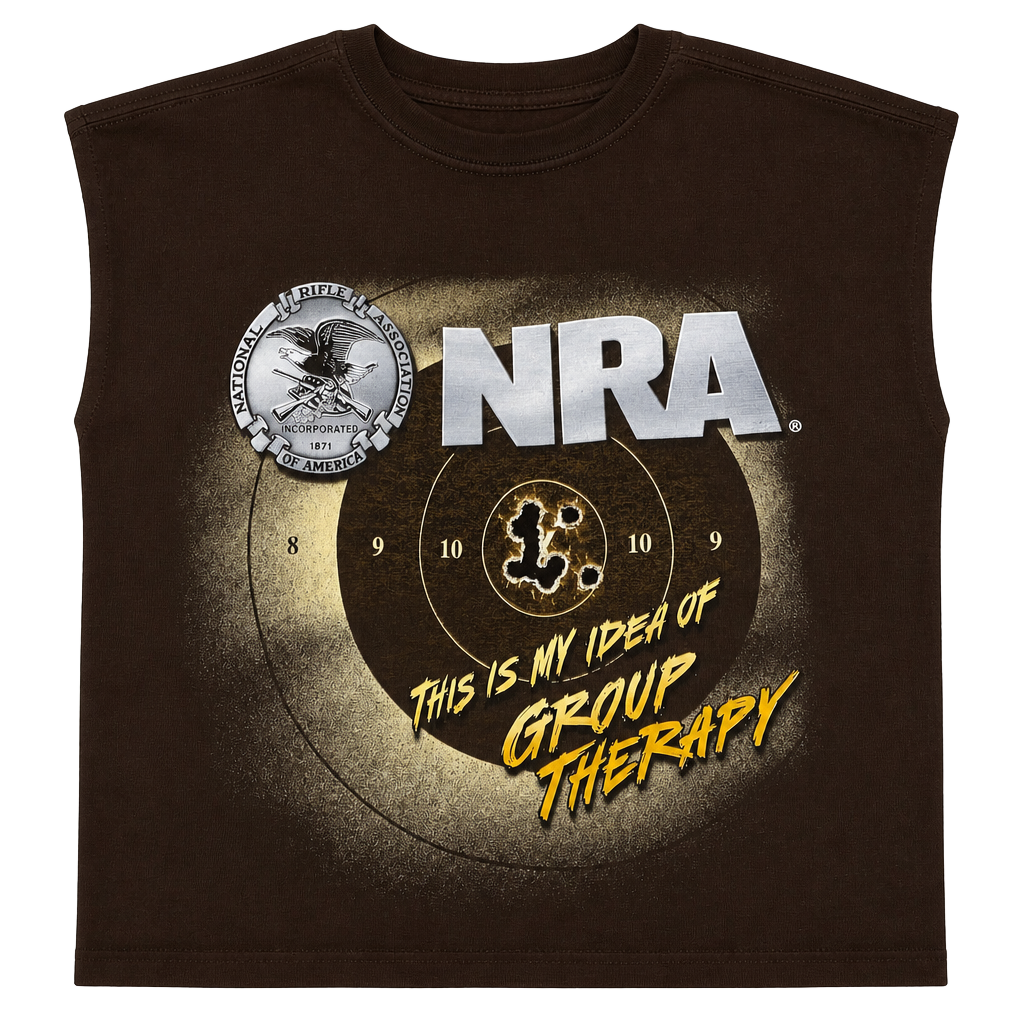 NRA Group Therapy T-Shirt Size XL Brown Cotton 1
