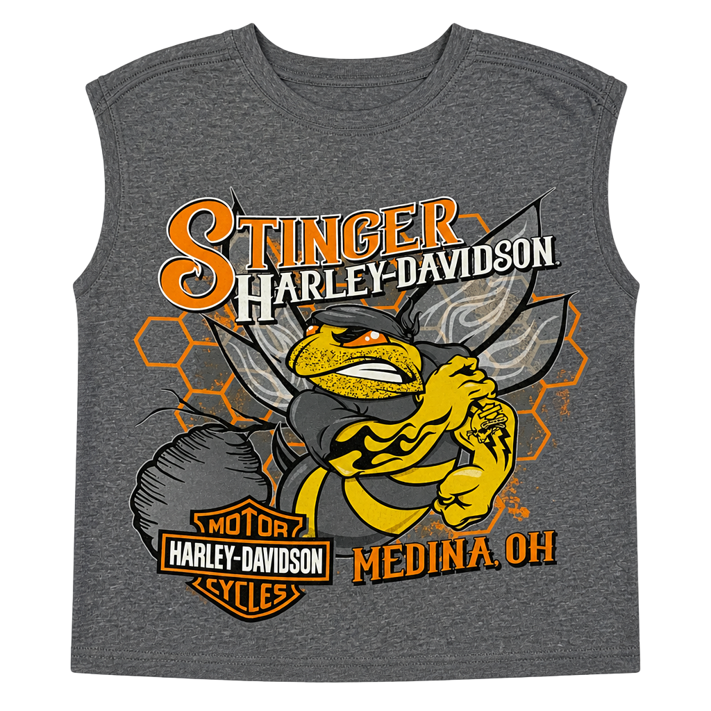 Vintage Stinger Harley Davidson T-Shirt – , 1