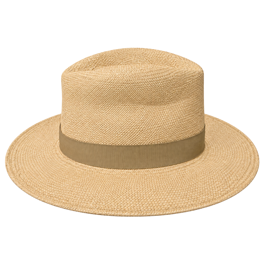 Rag & Bone Panama Hat Size M Straw Fedora Tan 1