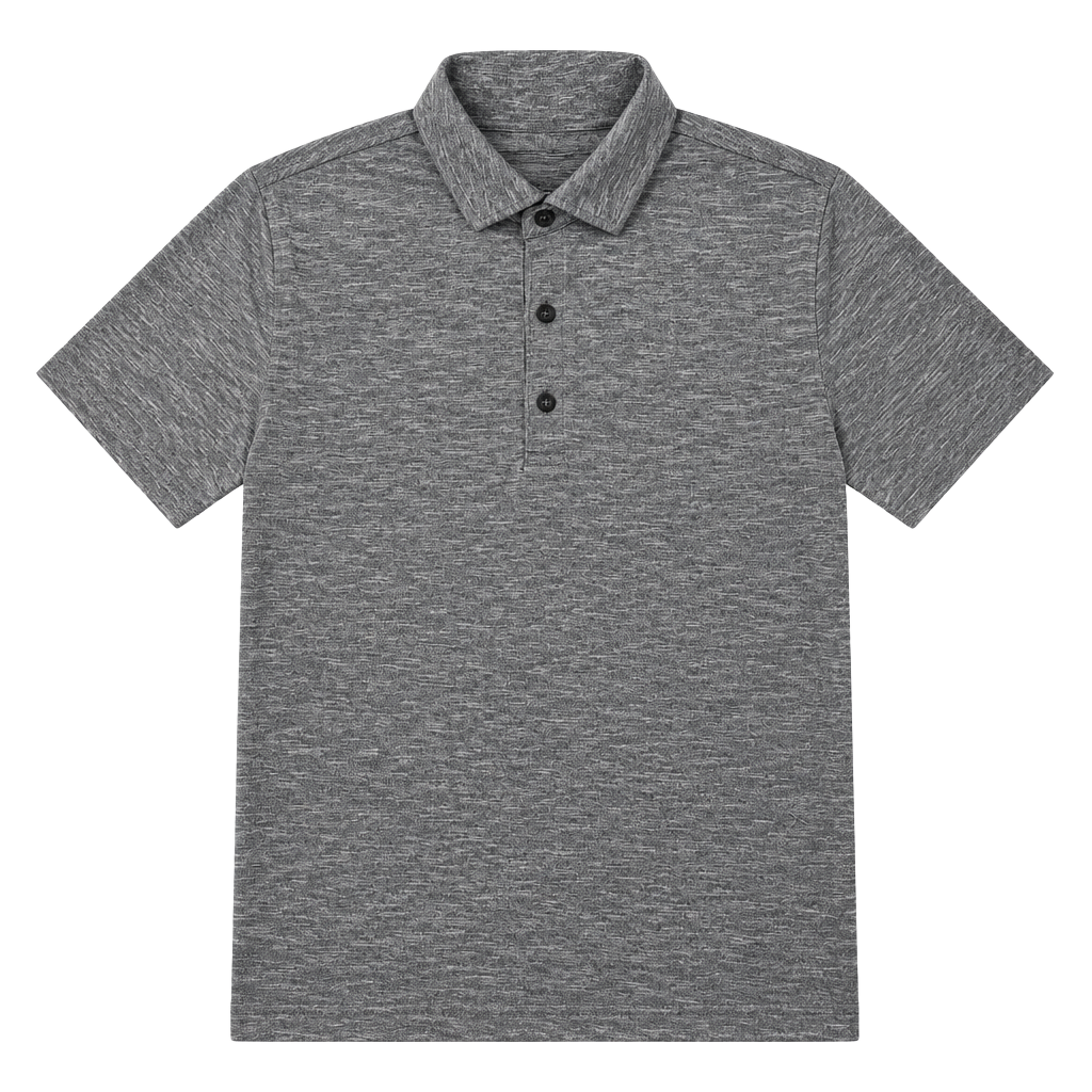 Champion Athleticwear Polo Size S Gray Heather Short Sleeve Shirt 1