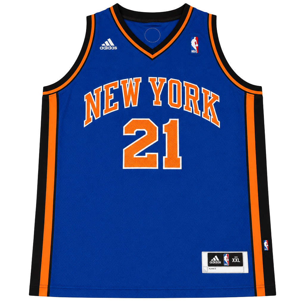 Adidas New York Knicks Iman Shumpert 21 Jersey Size XXL Blue 1