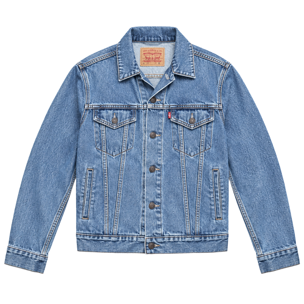 Levi's 70507 Denim Trucker Jacket Size M Blue Cotton 1