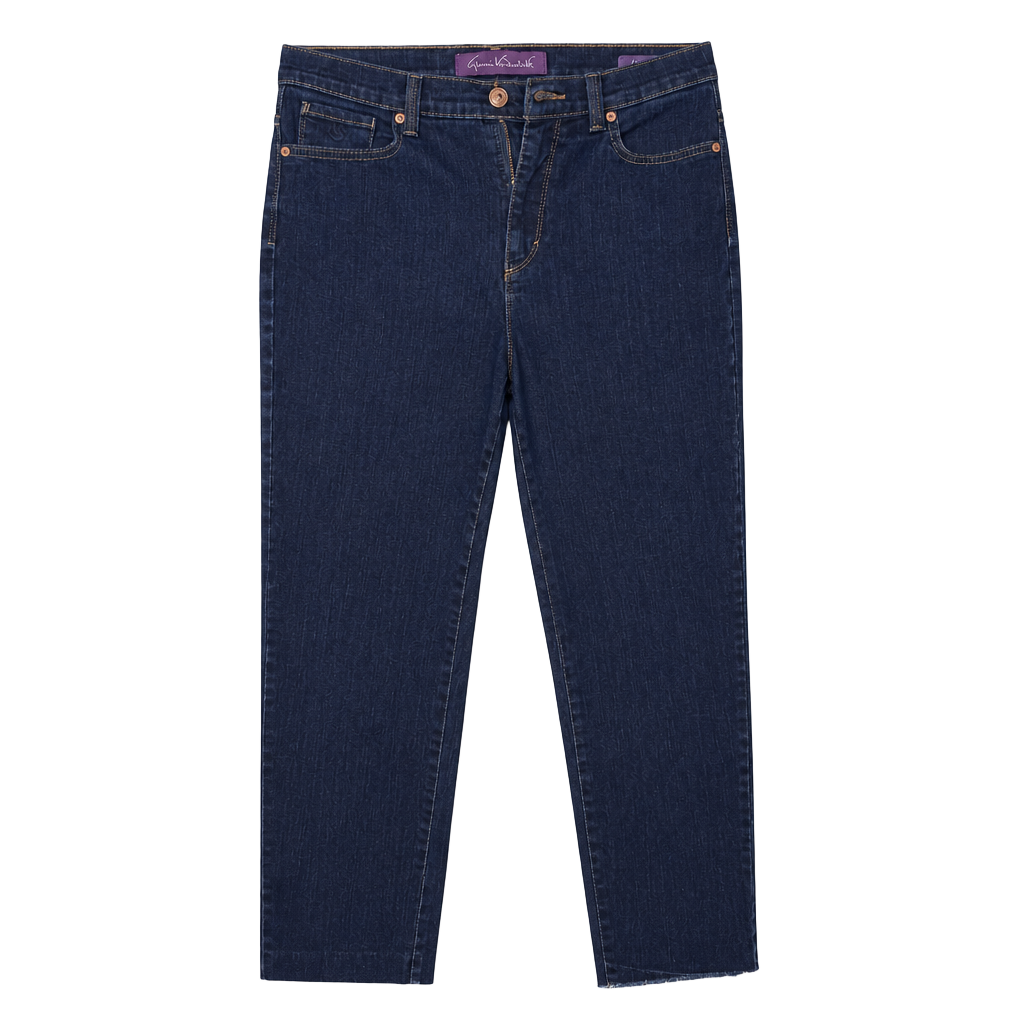 Gloria Vanderbilt Amanda High Rise Tapered Jeans Size 6 Average 1