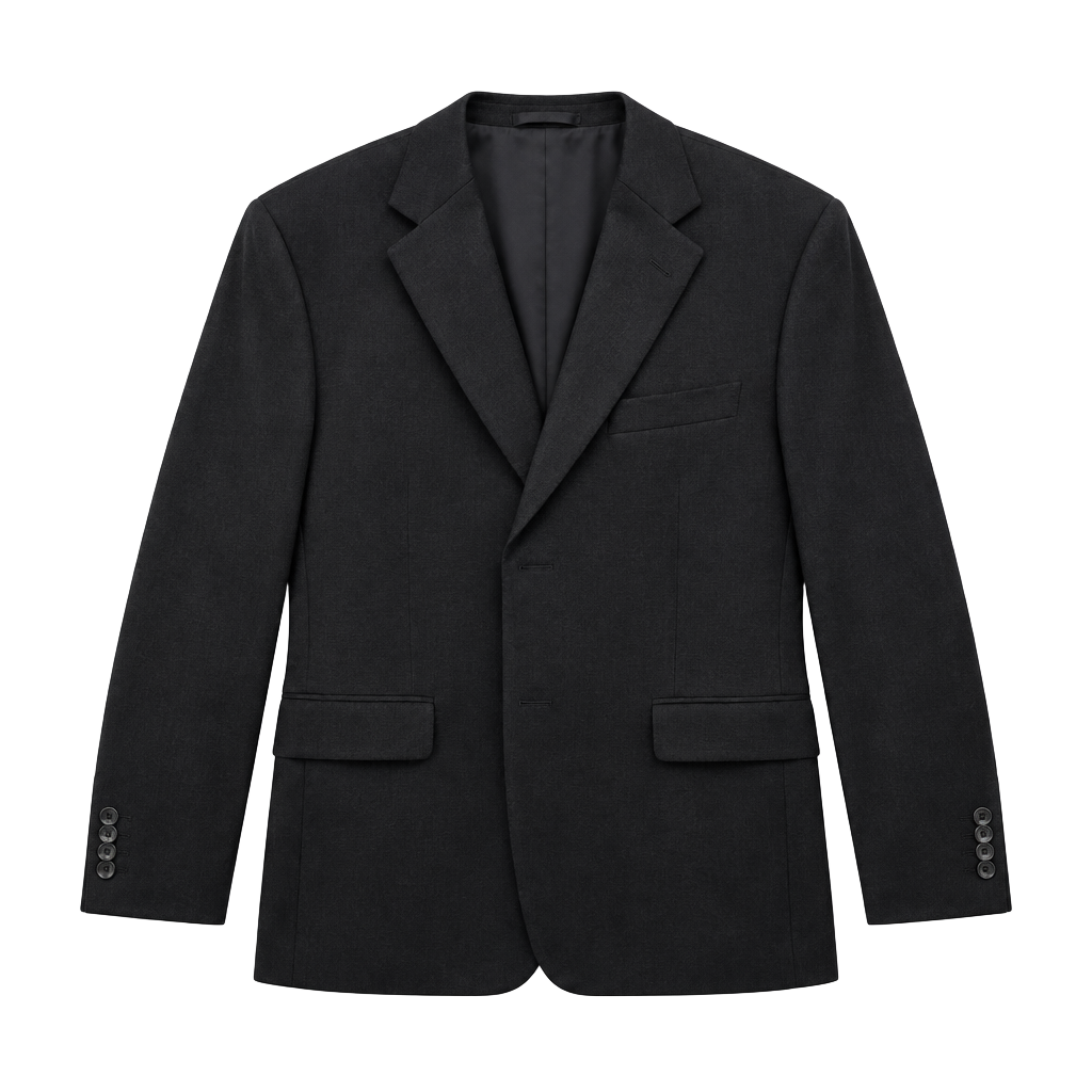 Canali Sport Coat Size 44R Black Cashmere Blazer 1