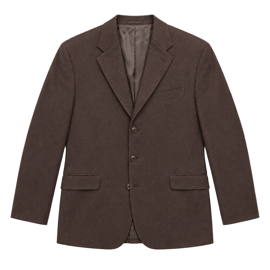Trussini Blazer Size 58 Brown 100% Cashmere Sport Coat Jacket 1