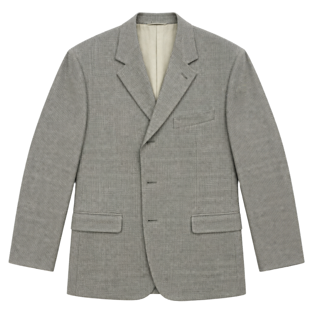 Canali Proposta Blazer Size 58R Houndstooth Wool Sport Coat 1