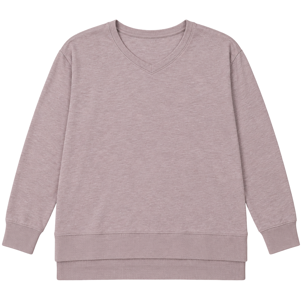 Calvin Klein Performance Dusty Pink V-Neck Pullover 1