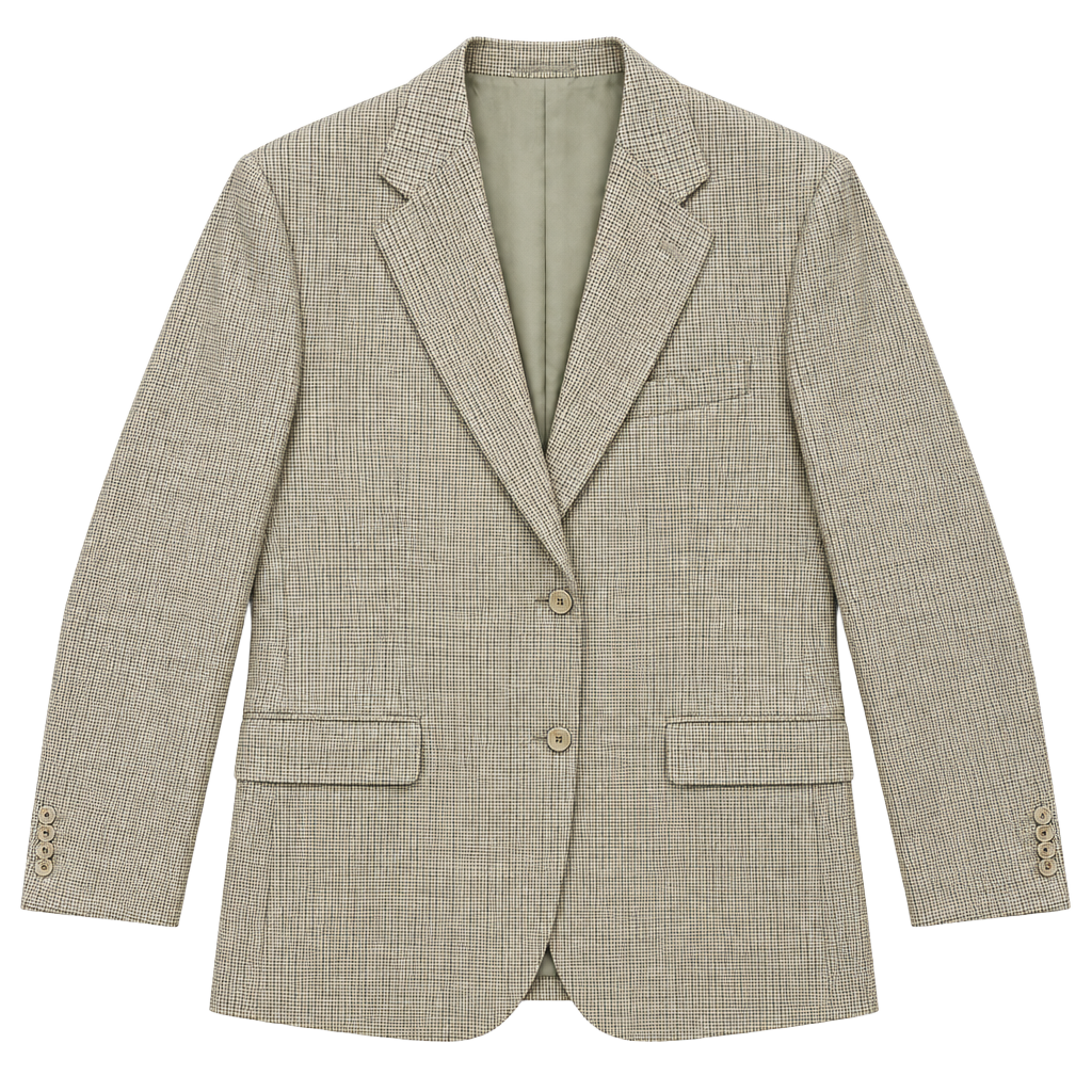 Canali Boyds Philadelphia Suit Jacket Size 60 L Beige Silk Wool 1