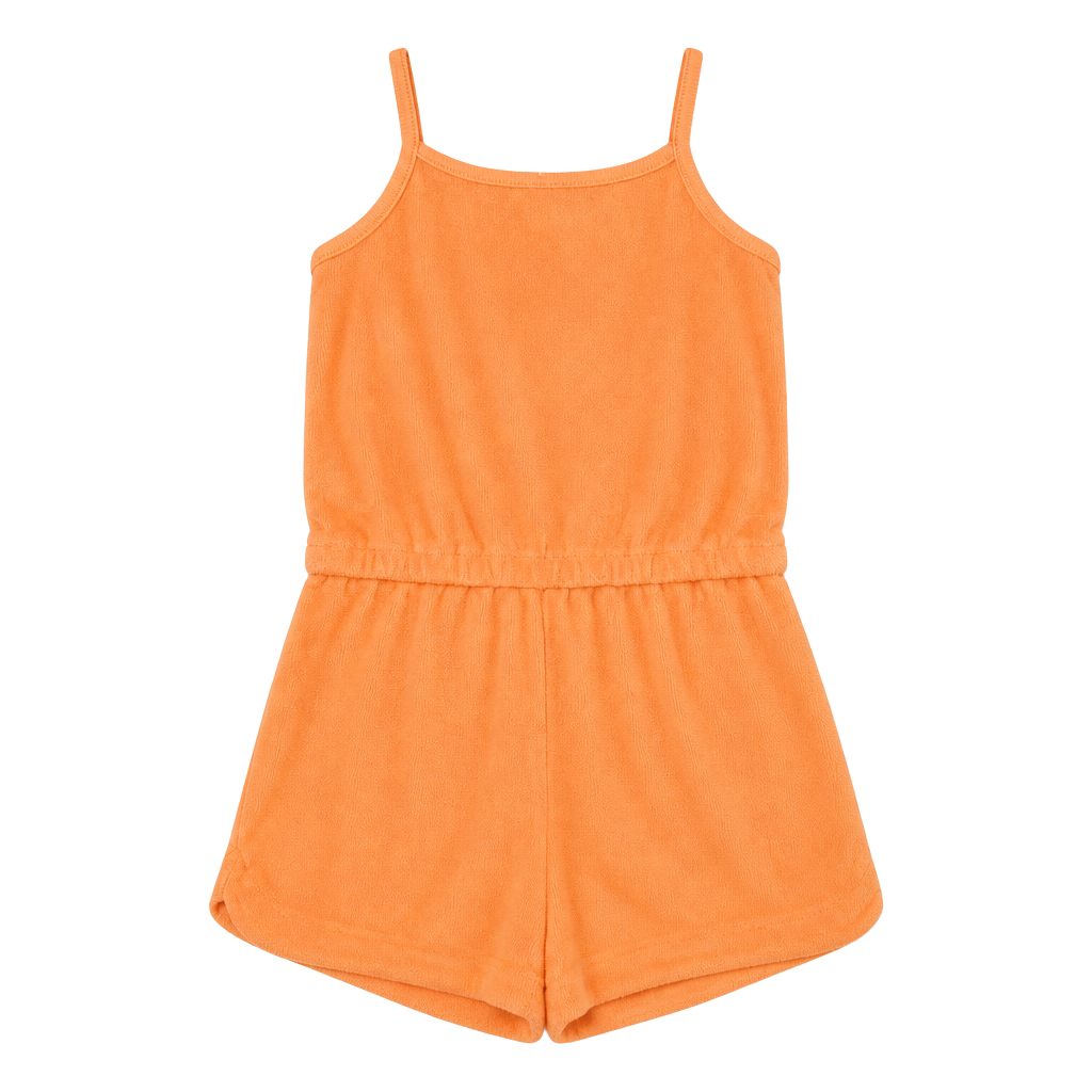 Baby Gap Toddler Orange VintageSoft Terry Romper size 5 1