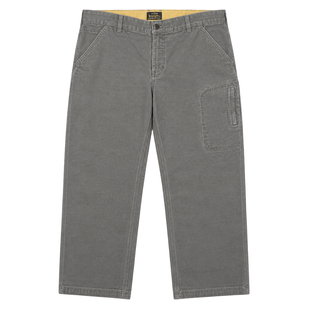 Noble Outfitters Work Pants Size 18 Gray Canvas Cargo Utility 244 1
