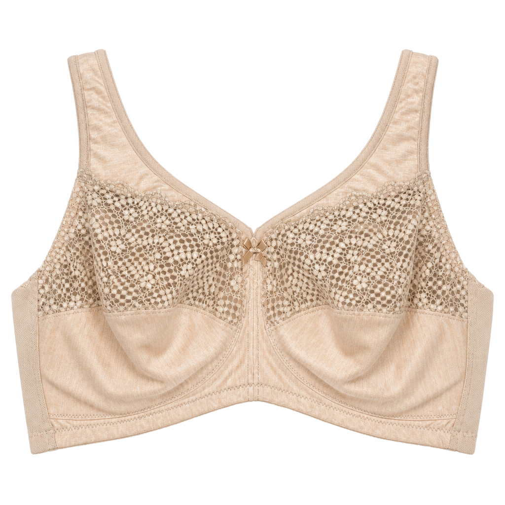 Glamorise MagicLift Moisture Control Wire-Free Bra 1064 Cafe 40F 216 1