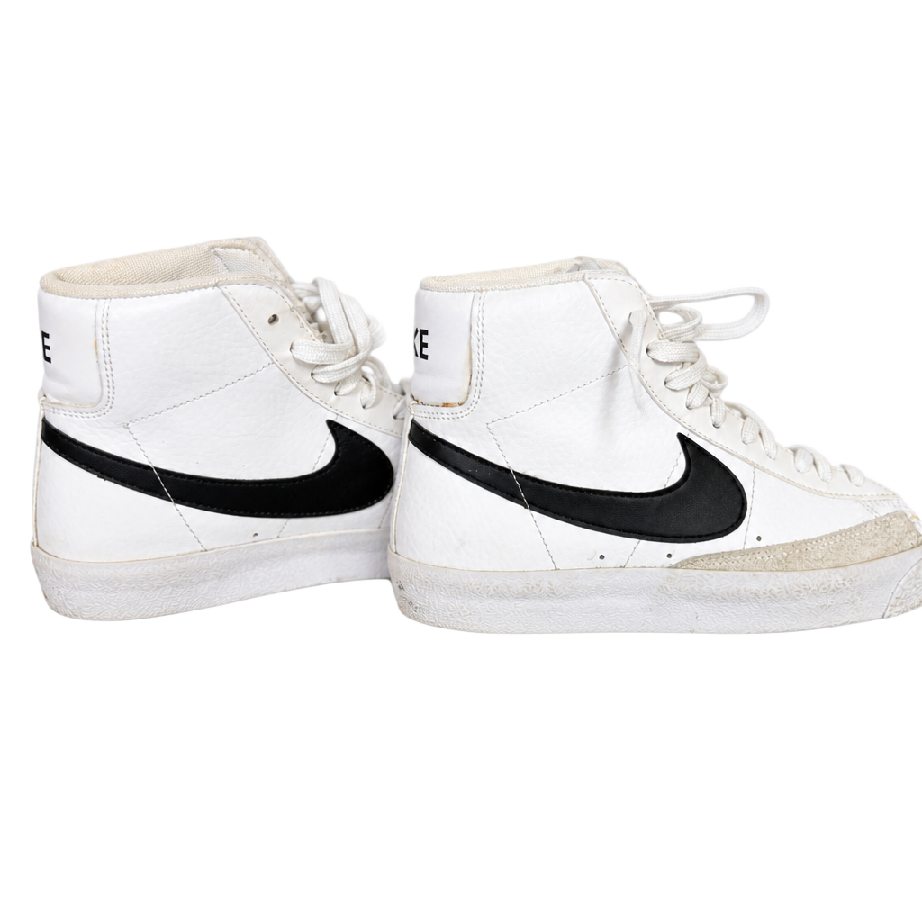 Nike Blazer Mid White Black High-Top Sneakers 1