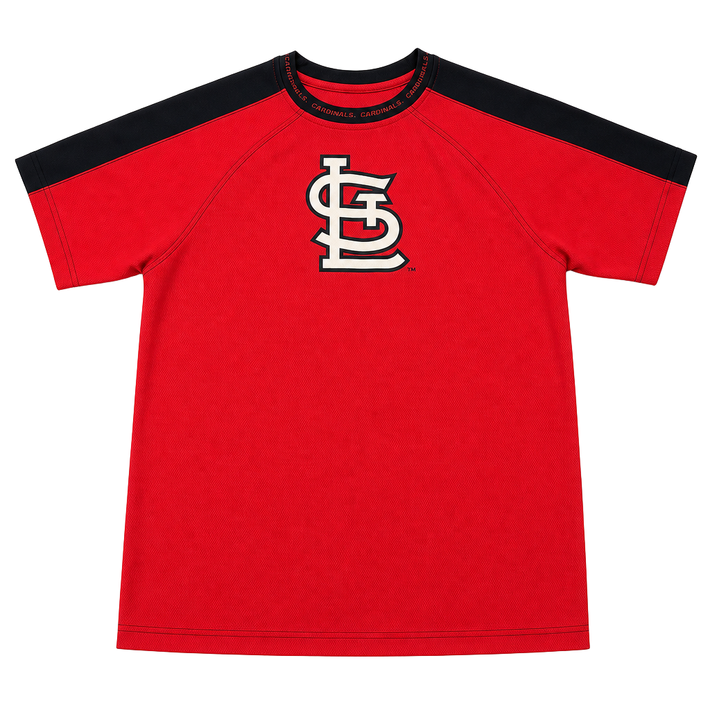 MLB Genuine Merchandise St. Louis Cardinals Athletic Performance Jersey Shirt Youth Size 12/14 1