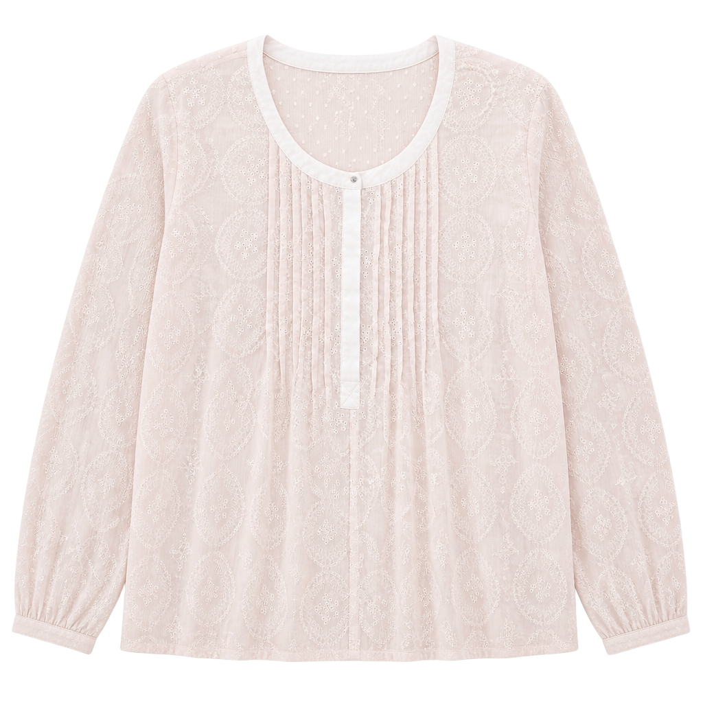 Daniel Rainn Sheer Long Sleeve Blouse 1