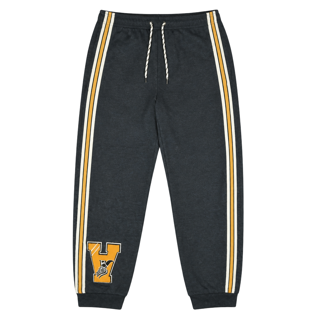 Sherpa Sporty Casual Striped Jogger Pants 1