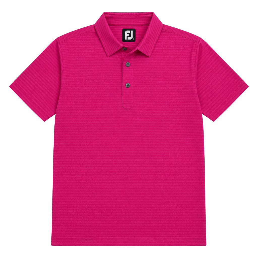 FootJoy Golf Polo Shirt Pink Striped Short Sleeve 1