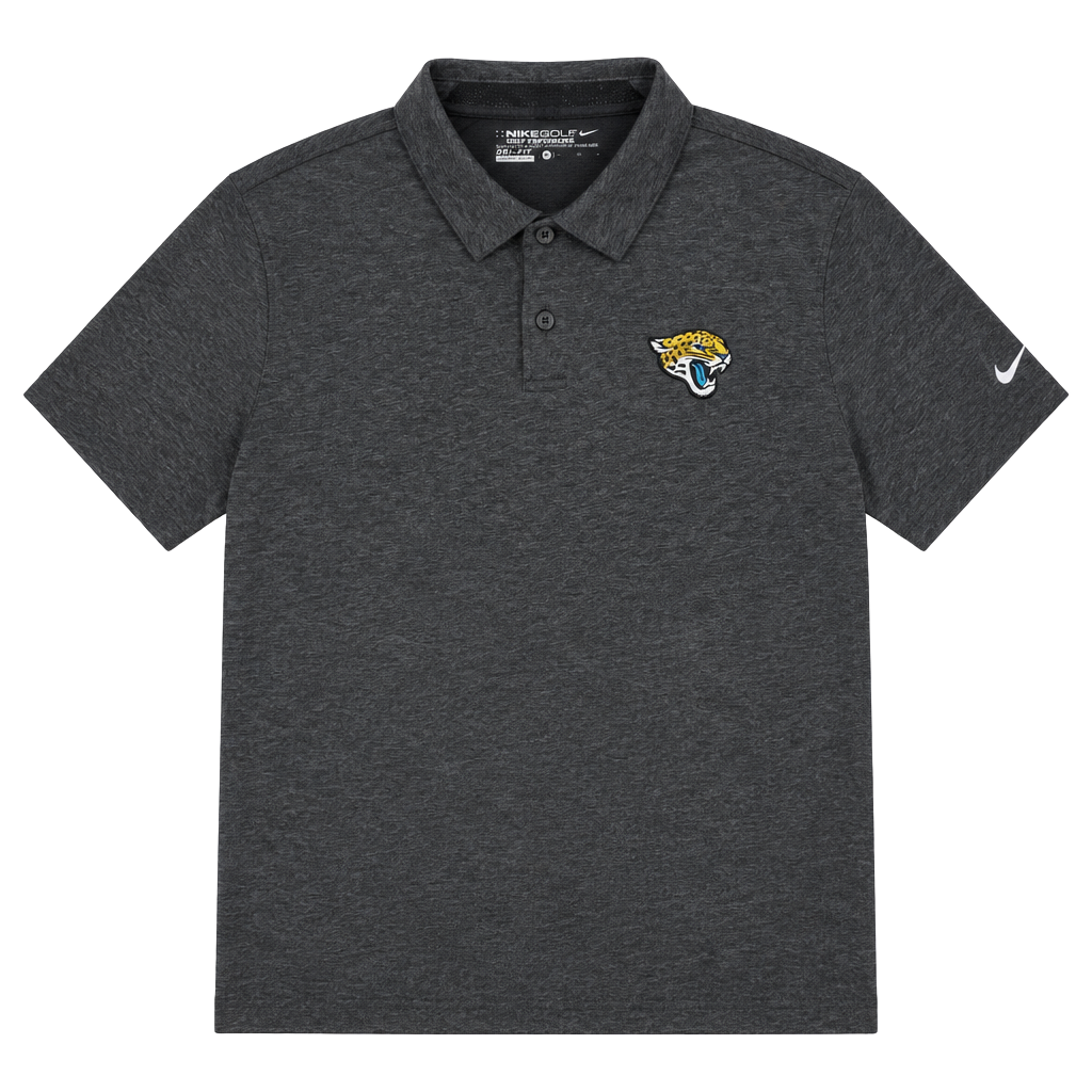 Nike Golf Jacksonville Jaguars Tour Performance Polo Size L Gray 1