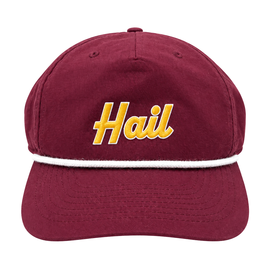 Washington Commanders Hail Rope Snapback Hat Maroon Red Gold Yellow Richardson 1