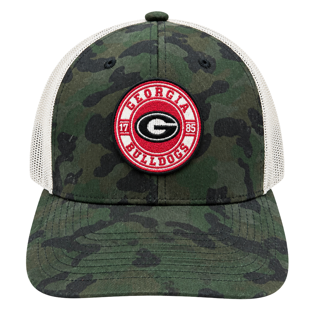 Fan Favorite Georgia Bulldogs Camo Mesh Trucker Hat OSFA New With Tags 1