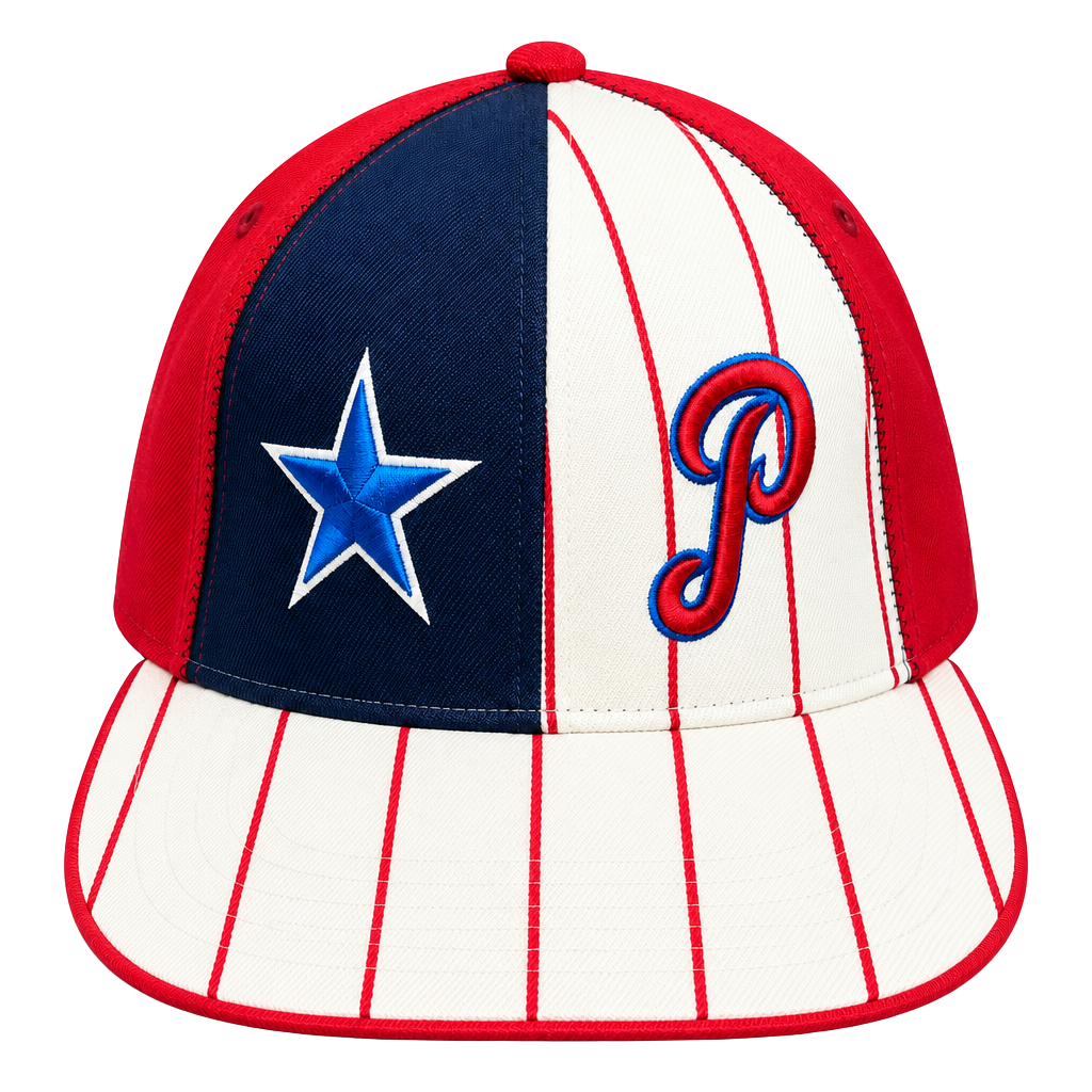 City Hunter Philadelphia Phillies Cowboys Pinwheel Hat Size S/M 1