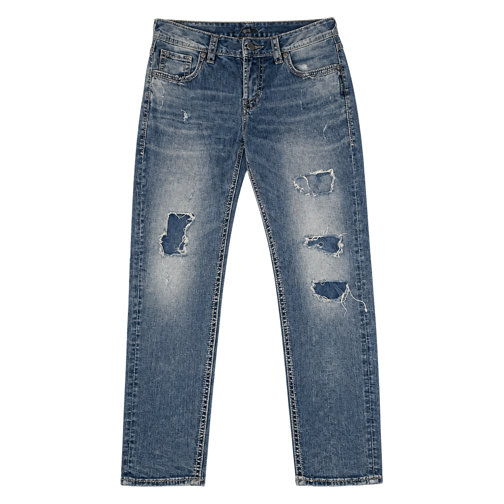 Silver Jeans Co. Fluid Denim Boyfriend Distressed Jeans 1