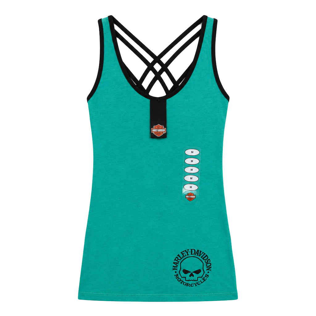 Harley-Davidson Tank Top Size M Green 1