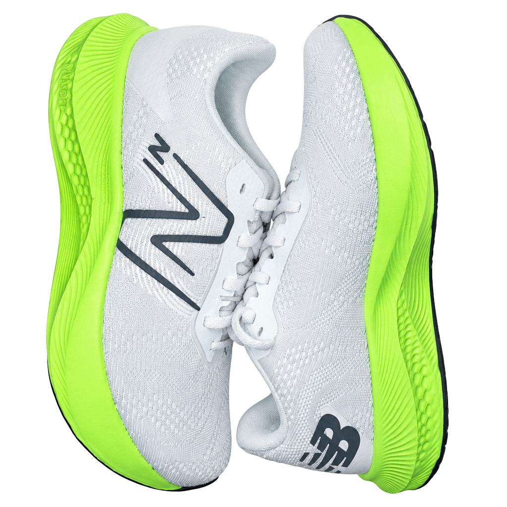 New Balance DynaSoft Pro Run V2 Size 9.5W / 8M White Lime Glow Shoes 1