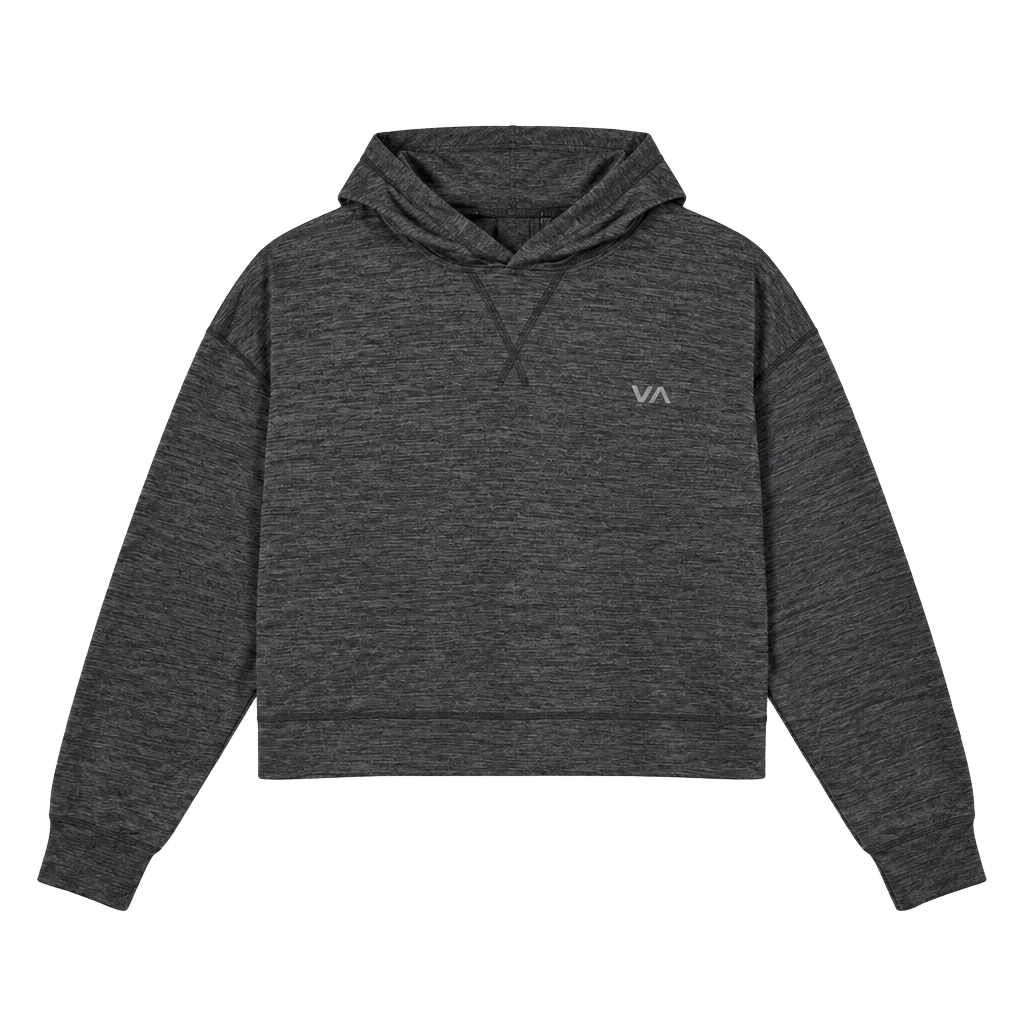 RVCA Women's C-ABLE Cropped Workout Hoodie 1