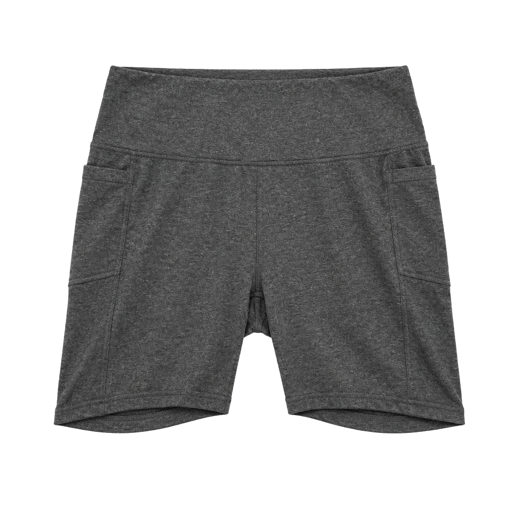 Game Time Athletic Biker Shorts Size 2X Gray Pockets Workout Yoga 1