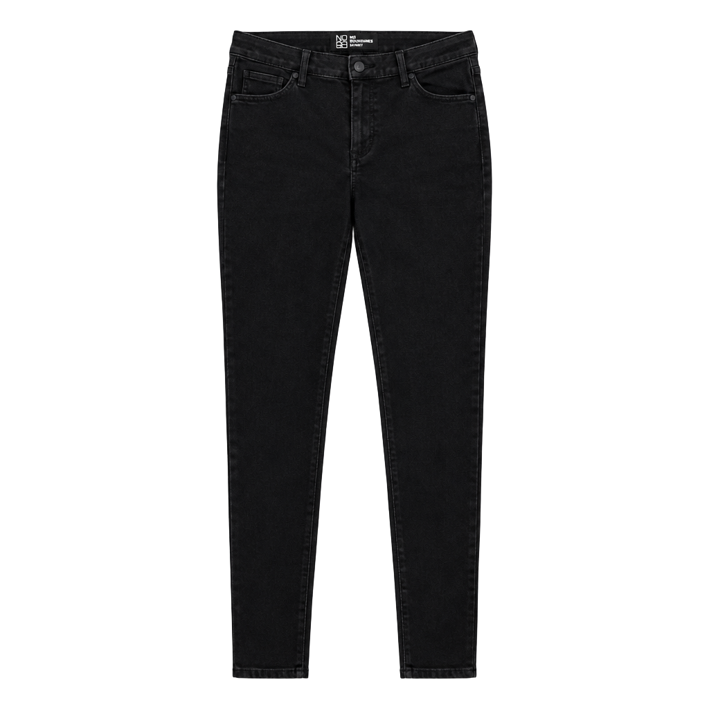 No Boundaries High Rise Skinny Jeans Size 17 Black Denim Pants 1