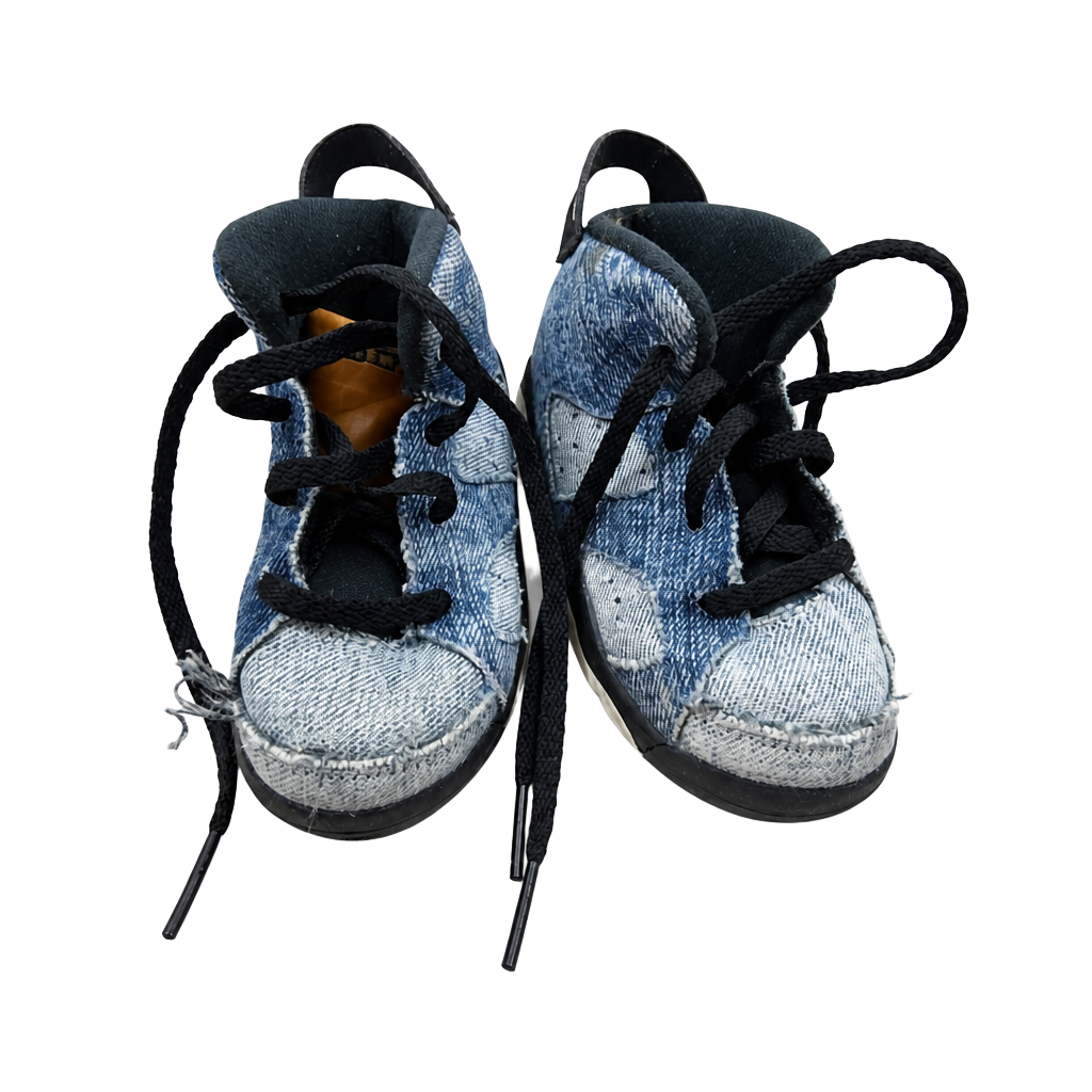 Jordan 6 Retro Washed Denim Toddler Size 8C Shoes CV5488-401 1