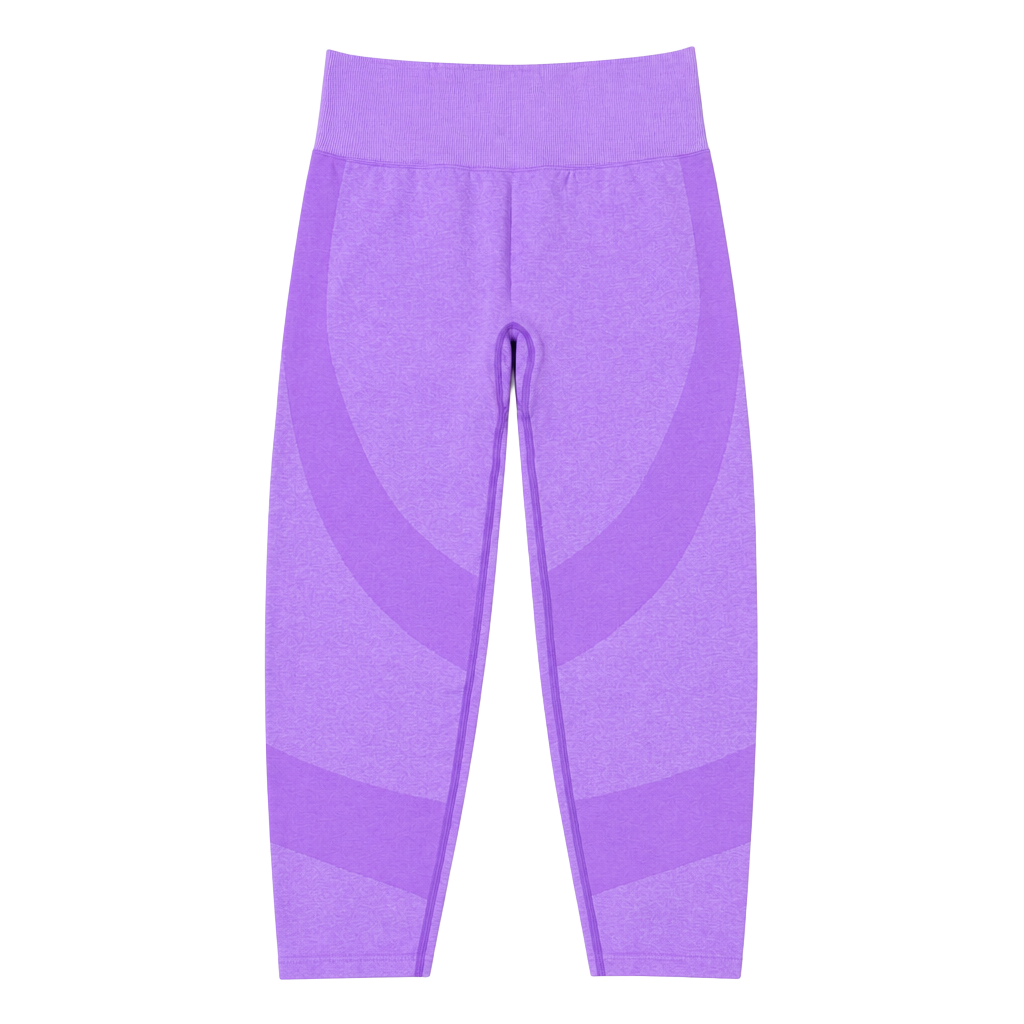Victoria's Secret PINK Active Purple Seamless High Waist Leggings Size L 1