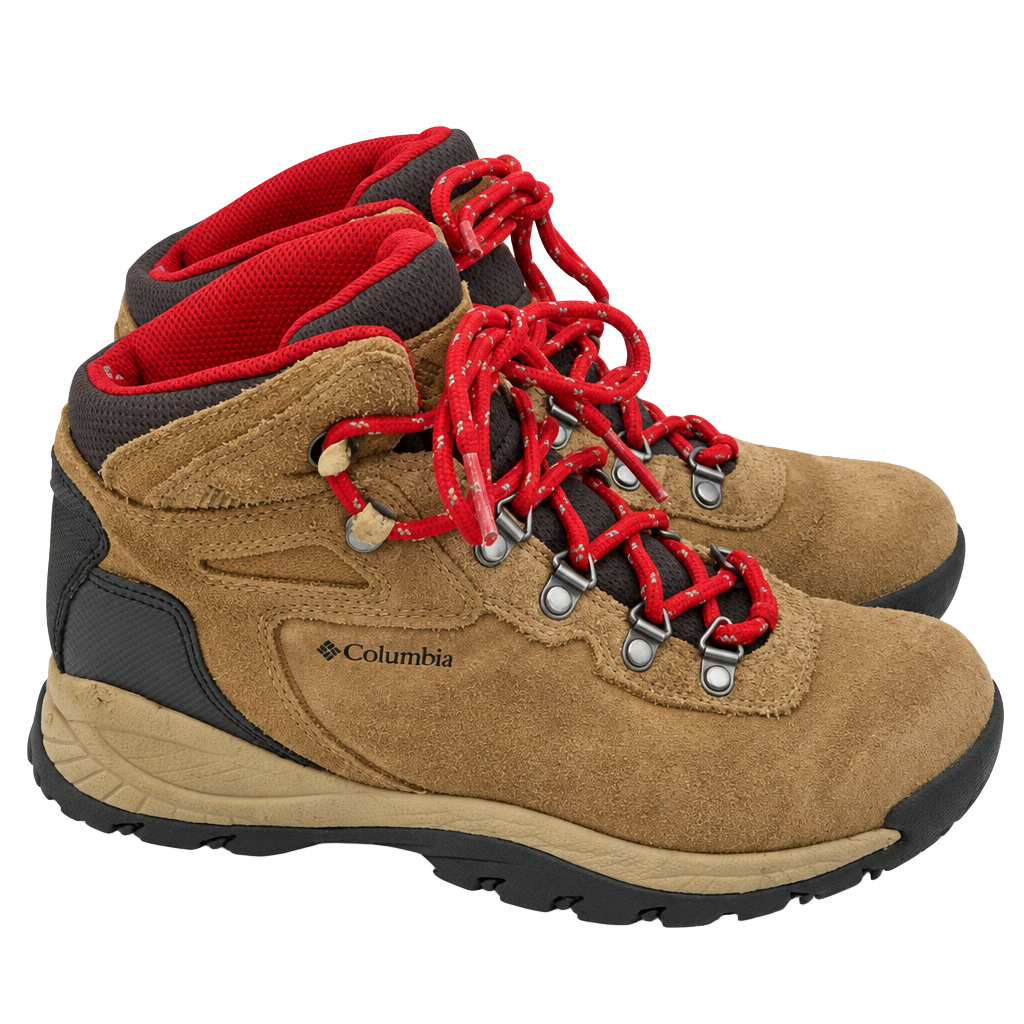 Columbia Hiking Boots Brown Red Waterproof
Size 7
#900 1