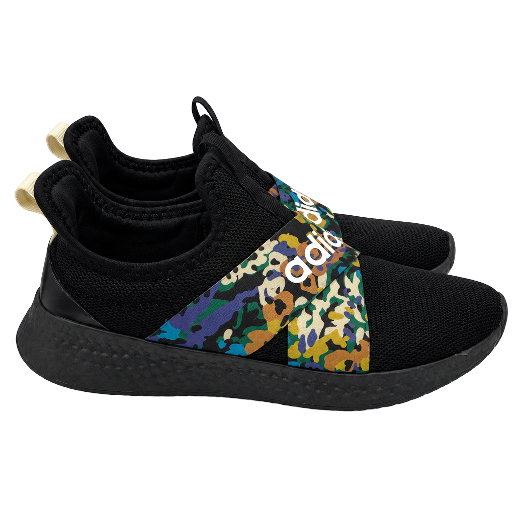 Adidas Xr30zpjt00639 Black Floral Slip-On Sneakers
Size 7
#871 1