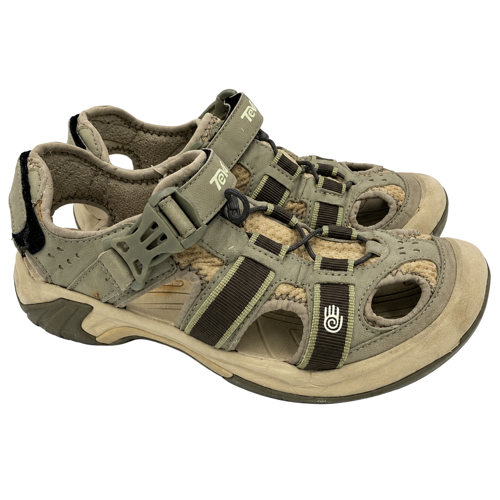 Teva Sandals Brown Leather Outdoor Hiking Sandals
Size 8.5
#870 1