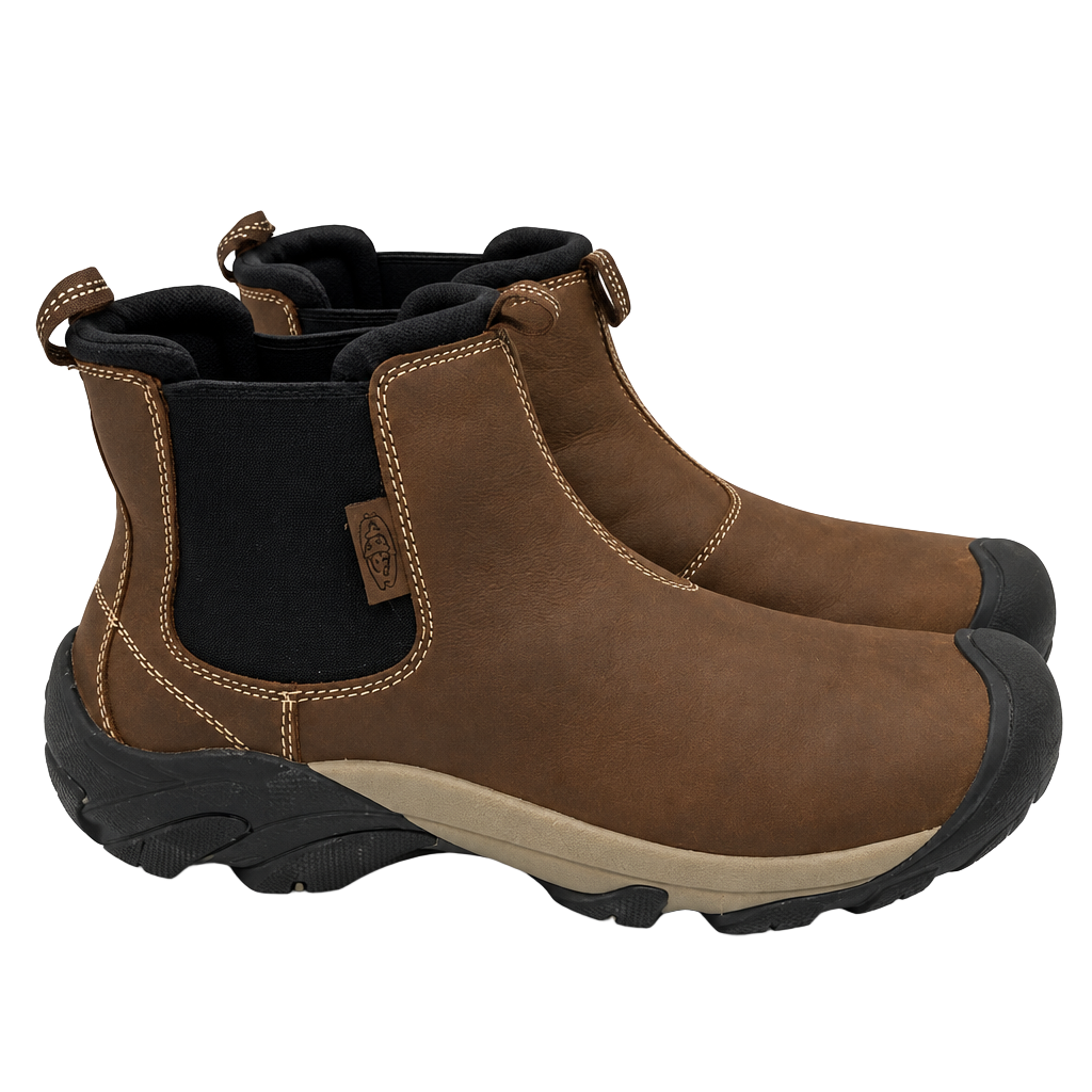 Keen Dry Bellows Flex Brown Leather Work Boots
Size 9.5
#872 1
