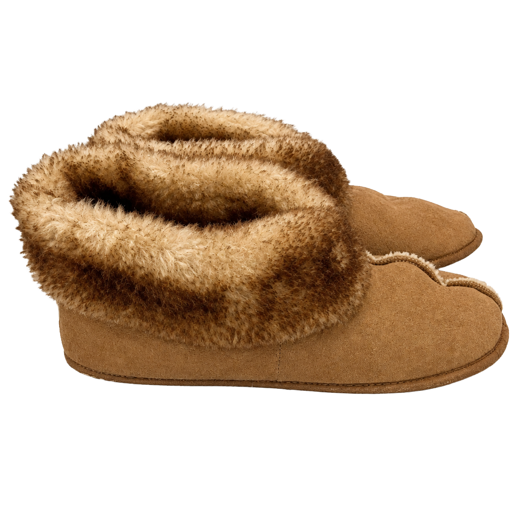 Sheepskin Factory Denver Co Slippers Brown Shearling
Size XL
#895 1