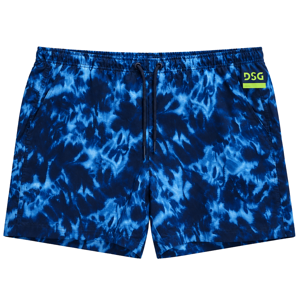 DSG Men’s Blue Tie-Dye Rec Training Shorts – Size XL – NWT 1