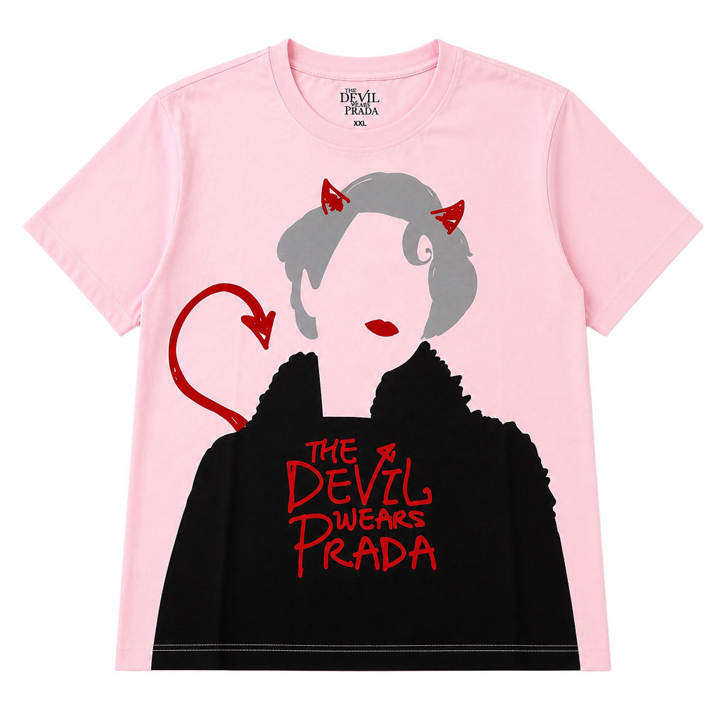 The Devil Wears Prada Women’s Graphic T-Shirt Pink XXL NWT Movie Tee 1