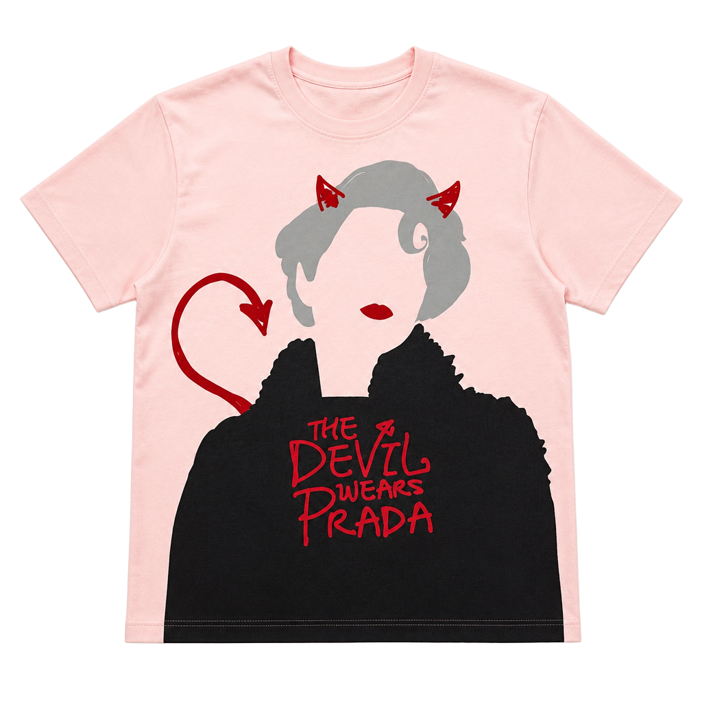 The Devil Wears Prada Women’s Graphic T-Shirt Pink Size M NWT Movie Tee 1