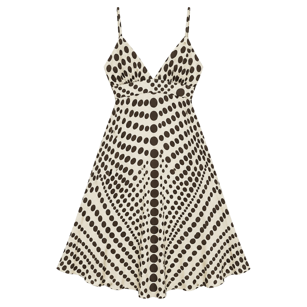 Milly Silk Dress Size 2 Polka Dot Slip Dress 1