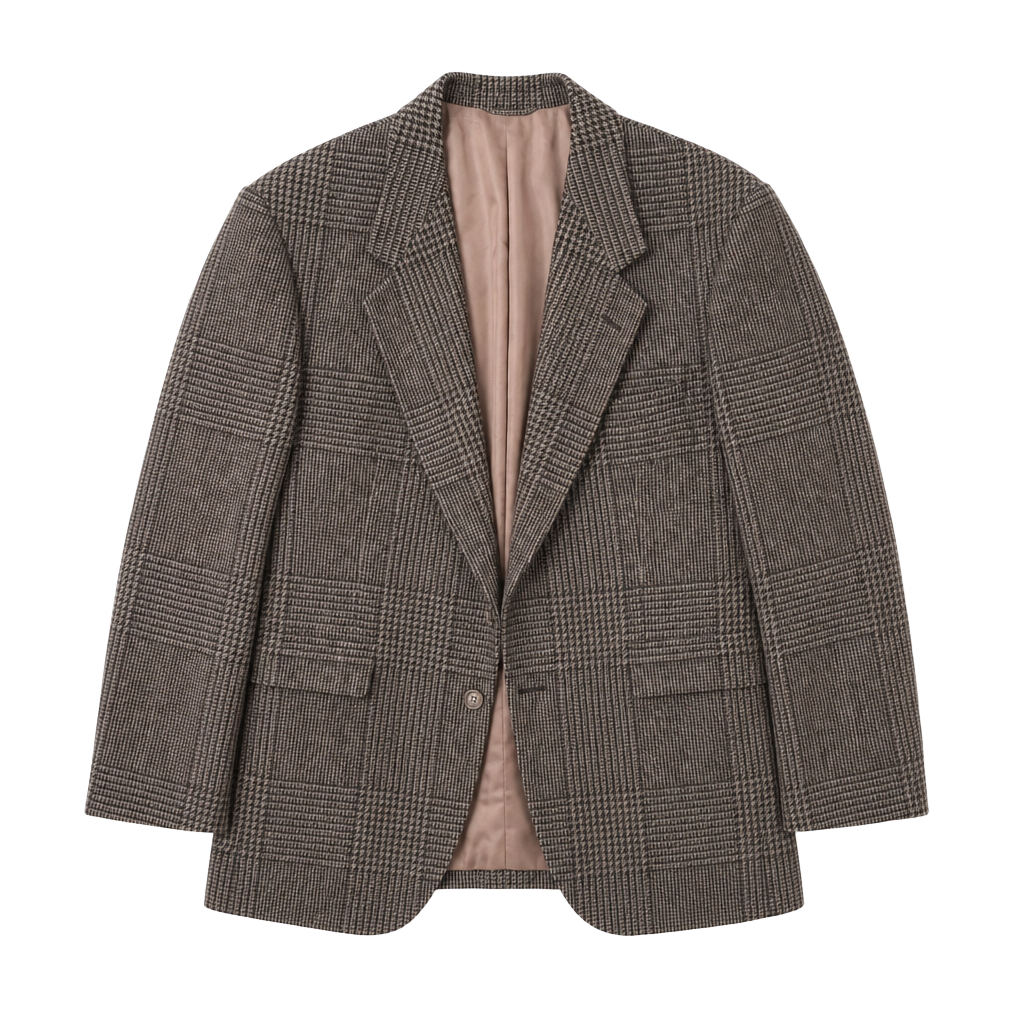 Evan-Picone Tailored for Rich's Men's Glen Plaid Wool Sport Coat 1