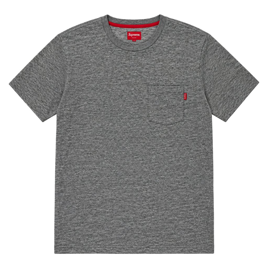 Supreme Pocket T-Shirt Gray 1