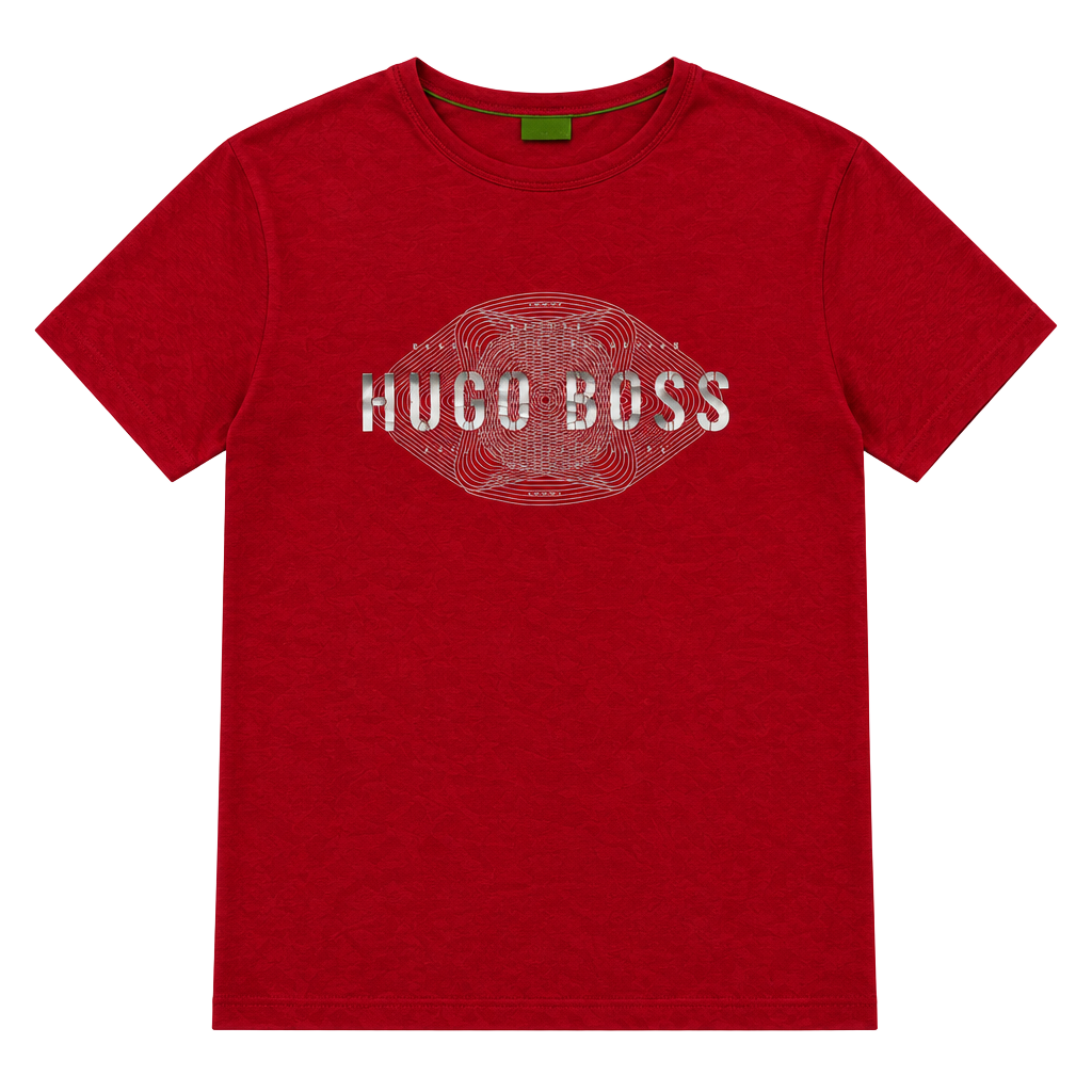 Hugo Boss Graphic T-Shirt Size M Red 1