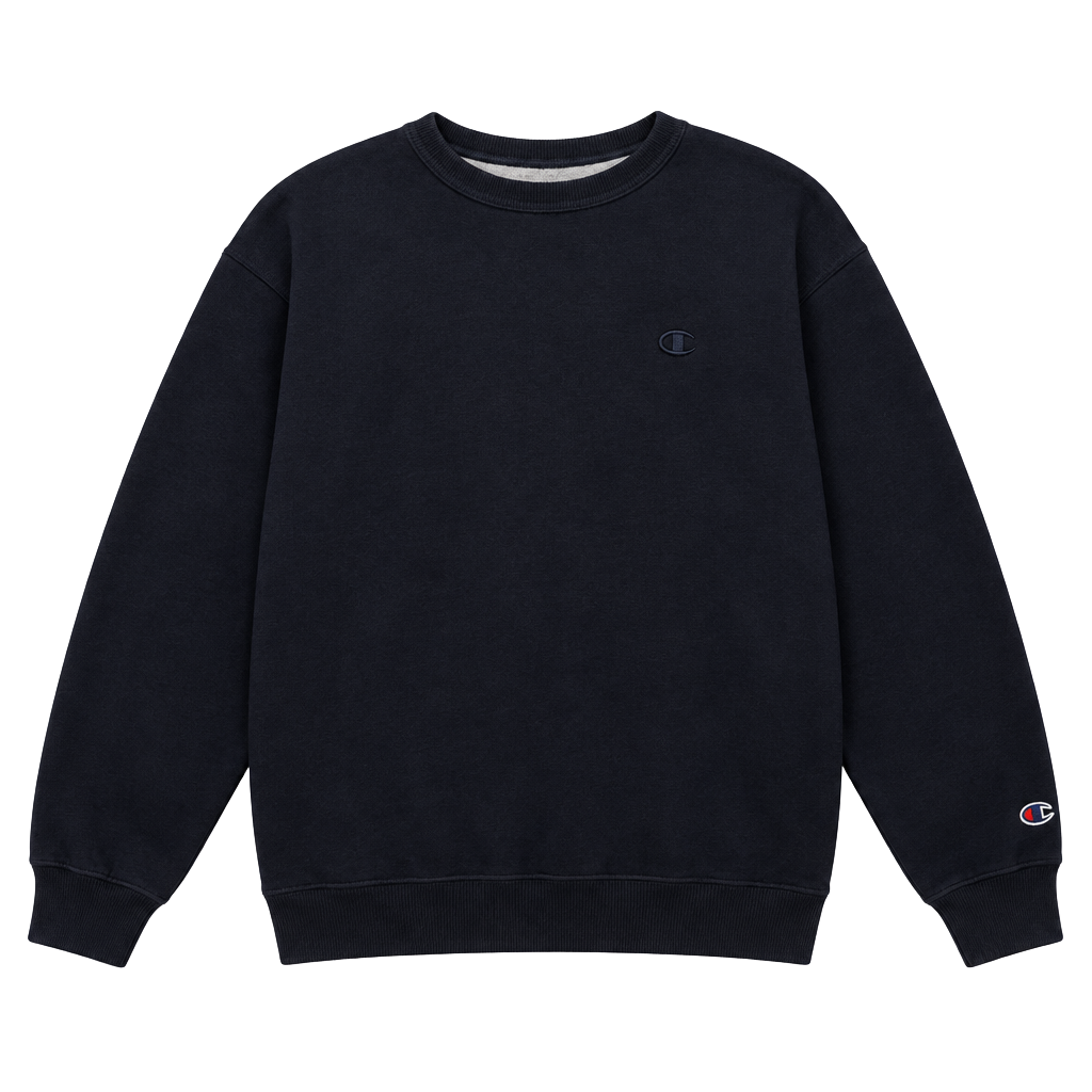 Champion Crewneck Sweatshirt Black Navy 1