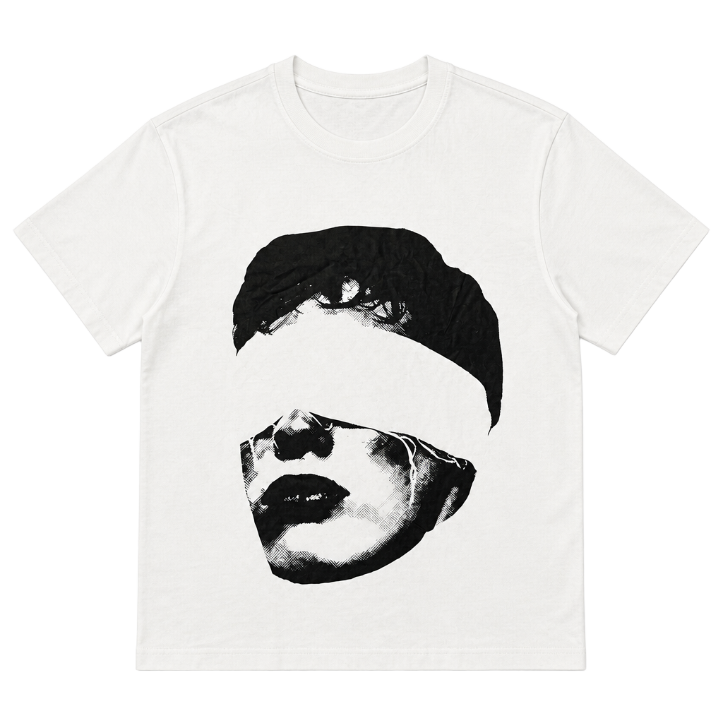 See No Evil Graphic Print Short Sleeve T-Shirt White Size S 1