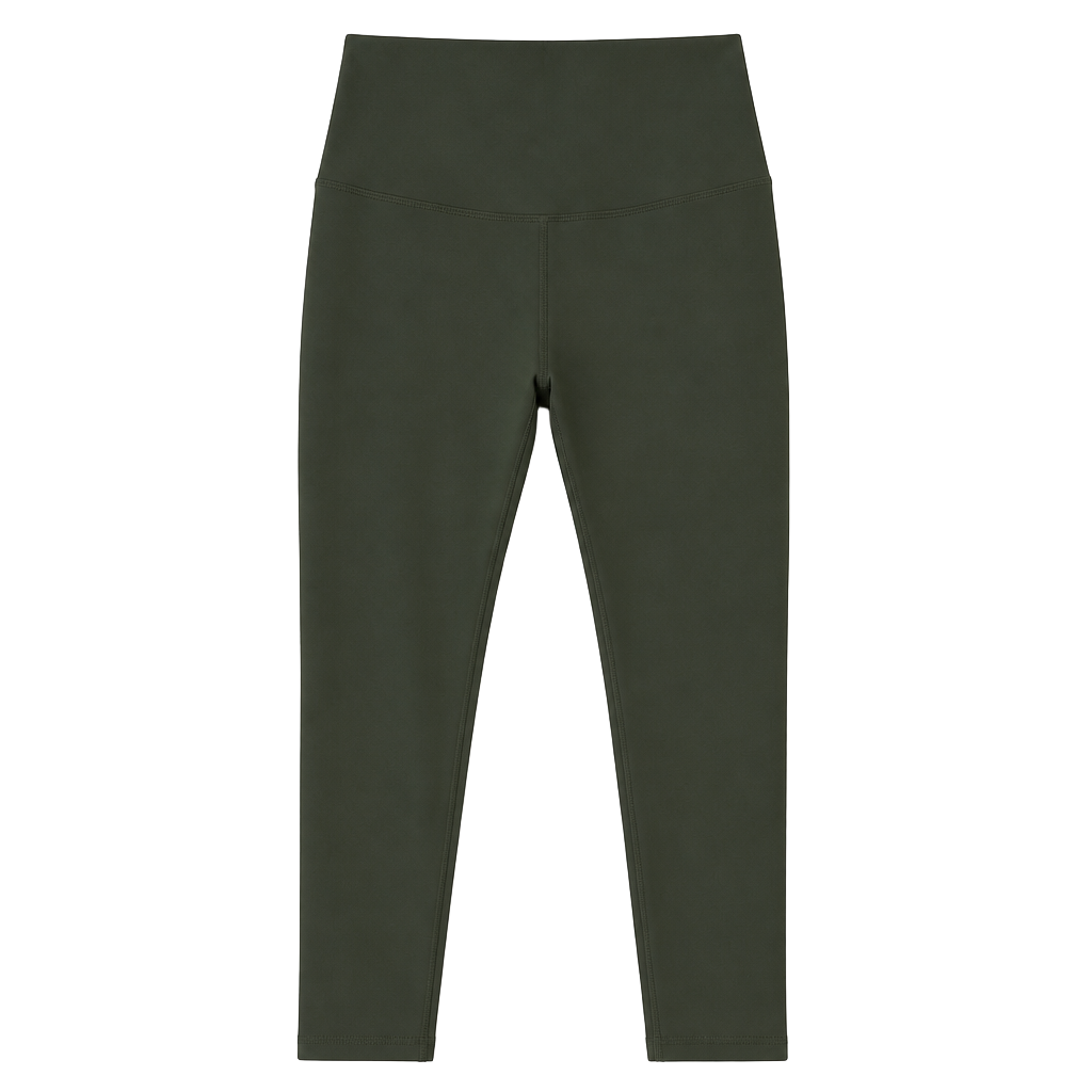 LegEnd Active High Waisted Workout Leggings Green Size M 1